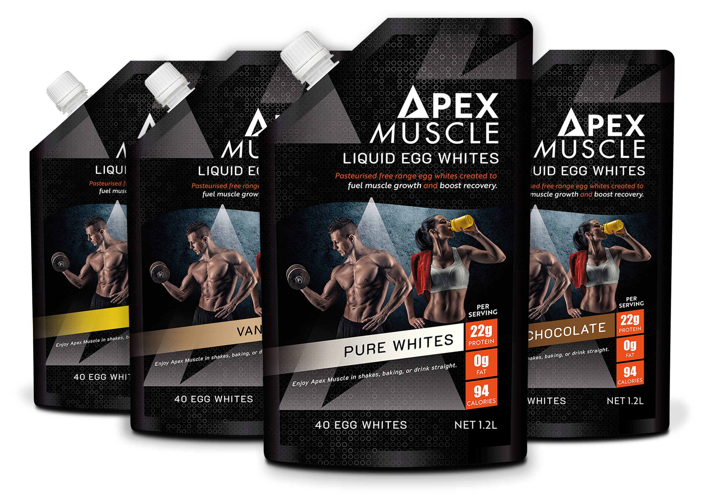 Pure Liquid Egg Whites | 8x1.2L Packets