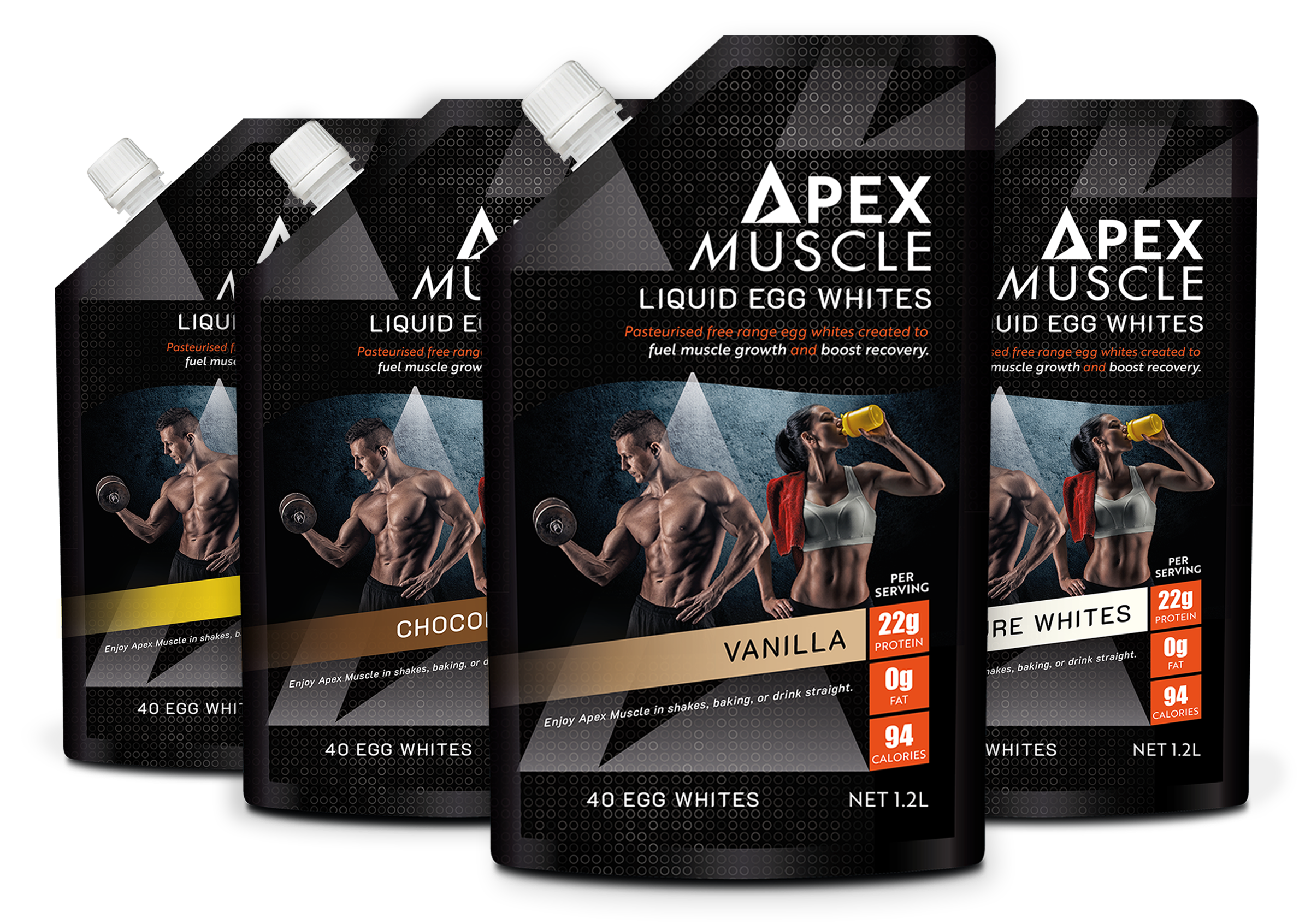 Vanilla Liquid Egg Whites | 8x1.2L Packets